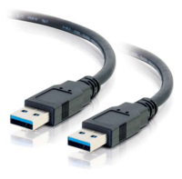 3M USB 3.0 A MALE TO A MALE CABLE (9.8FT) - BLACK